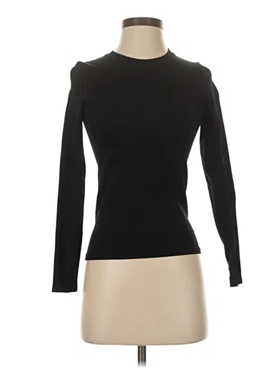 Pre-owned Oqq Long Sleeve T-shirt In Black