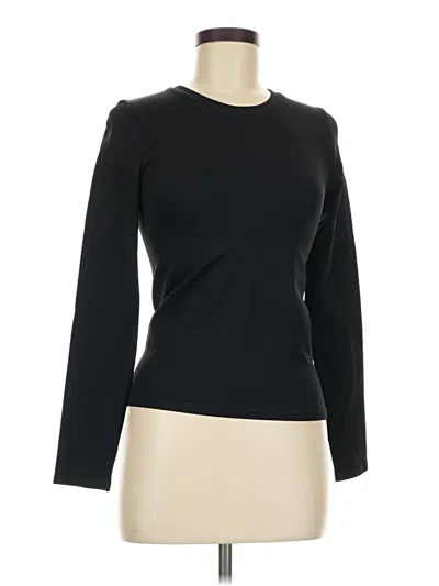 Pre-owned Oqq Long Sleeve T-shirt In Black