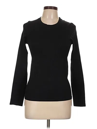 Pre-owned Oqq Long Sleeve T-shirt In Black