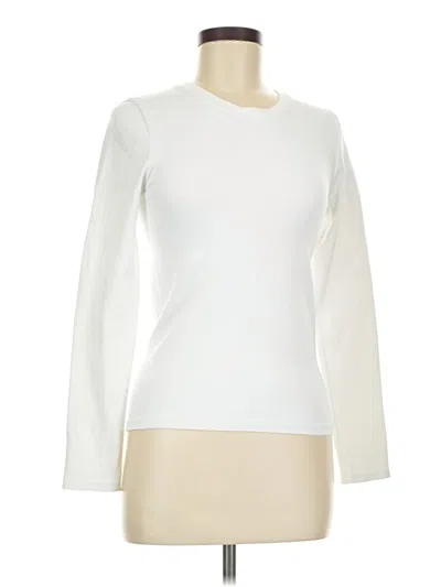 Pre-owned Oqq Long Sleeve T-shirt In White