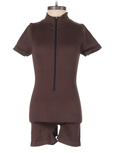 Pre-owned Oqq Romper In Brown