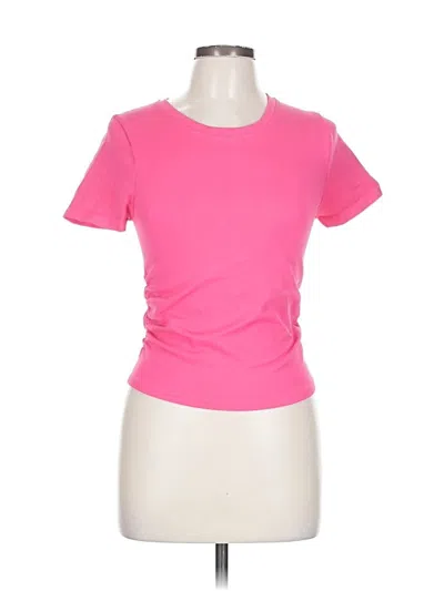 Pre-owned Oqq Short Sleeve T-shirt In Pink