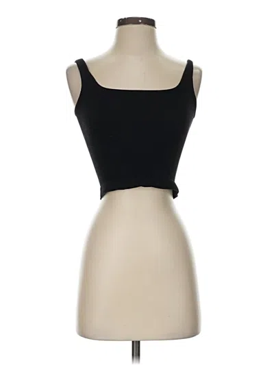 Pre-owned Oqq Sleeveless Top Black Sweetheart Neckline Tops