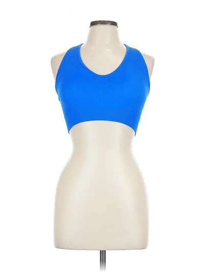 Pre-owned Oqq Sports Bra In Blue