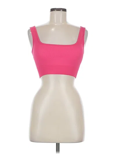 Pre-owned Oqq Sports Bra In Pink