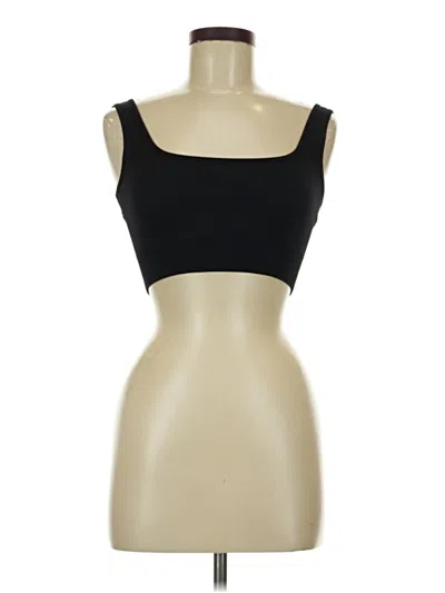 Pre-owned Oqq Tube Top Black Strapless Neckline Tops