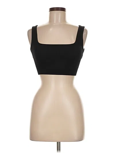 Pre-owned Oqq Tube Top Black Strapless Neckline Tops