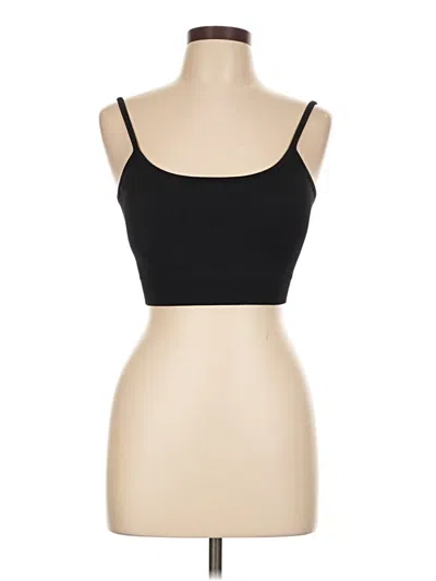 Pre-owned Oqq Tube Top Black Strapless Neckline Tops