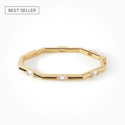 Ora Ana The Alea Lock Bracelet In Gold