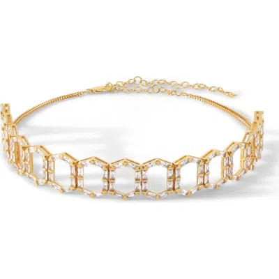 Ora Ana The Cleo Choker Necklace In Gold