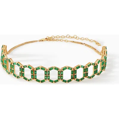 Ora Ana The Cleo Choker Necklace In Gold