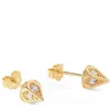 Ora Ana The Dagger Stud Earrings In Gold