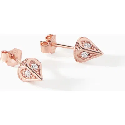 Ora Ana The Dagger Stud Earrings In Gold