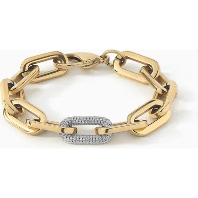 Ora Ana The Daphne Link Bracelet In Gold