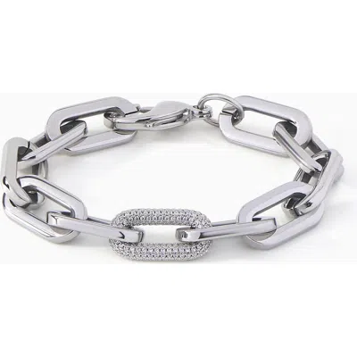 Ora Ana The Daphne Link Bracelet In Silver