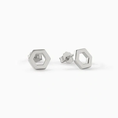 Ora Ana The Helena Stud Earrings In Metallic
