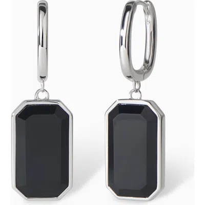 Ora Ana The Tara Tag Earrings In Black