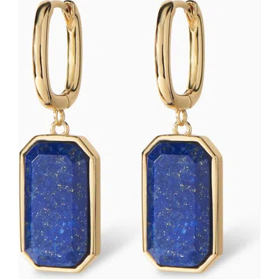 Ora Ana The Tara Tag Earrings In Blue