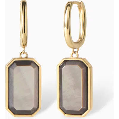 Ora Ana The Tara Tag Earrings In Gold