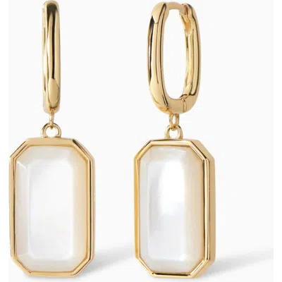 Ora Ana The Tara Tag Earrings In Silver