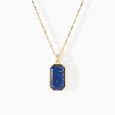 Ora Ana The Tessa Tag Necklace In Gold