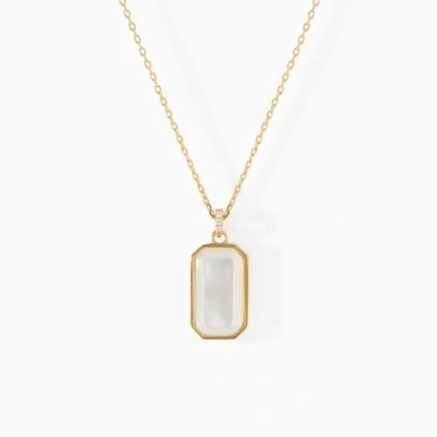 Ora Ana The Tessa Tag Necklace In Gold