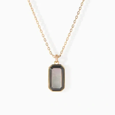 Ora Ana The Tessa Tag Necklace In Gold
