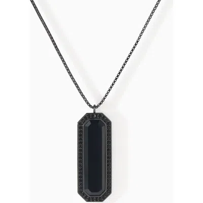 Ora Ana The Vial Necklace In Black