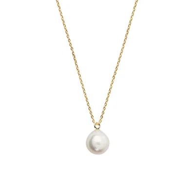 Ora Pearls Women's Gold / White White Pearl Fine Chain Necklace In Multi