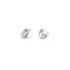 Ora Pearls Women's Silver / White Mermaid Keshi Pearl Stud Earrings - Silver In Multi