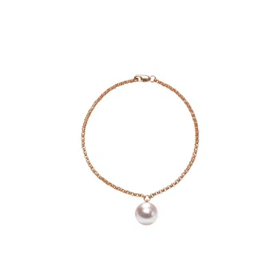 Ora Pearls Women's White / Gold Alba White Pearl Bracelet - Gold