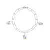 Ora Pearls Women's White / Silver Aurelia Keshi Pearl Large Link Chain Bracelet - Silver & White In Multi
