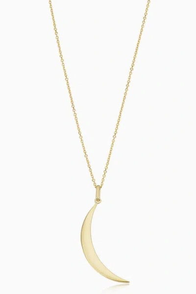 Oradina 10k Gold Bella Luna Pendant Necklace In Yellow Gold