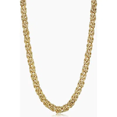 Oradina 10k Gold Byzantine Chain Necklace In Yellow Gold