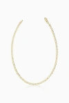 Oradina 10k Gold Carmine Curb Petite Bracelet In Yellow Gold