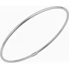Oradina 10k Gold Everything Bangle Bracelet In White Gold