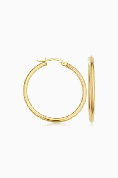 Oradina 10k Gold Everything Hoop Earrings In Yellow Gold