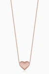 Oradina 10k Gold Heart Of Gold Pendant Necklace In Rose Gold