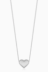 Oradina 10k Gold Heart Of Gold Pendant Necklace In White Gold