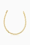 Oradina 10k Gold Now & Forever Herringbone Bracelet In Yellow Gold