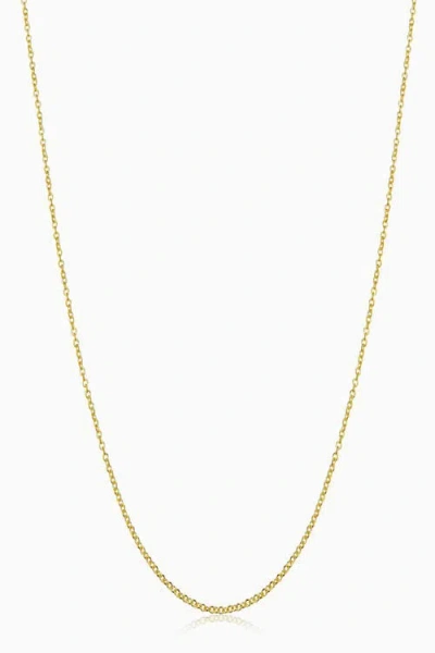 Oradina 10k Gold Rimini Rolo Chain In Yellow Gold