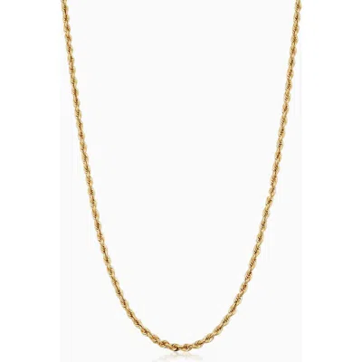 Oradina 10k Gold Roman Rope Statement Necklace In Yellow Gold