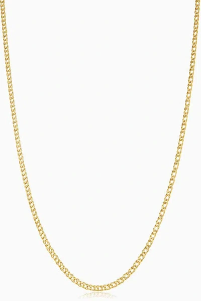 Oradina 10k Gold Woven Love Petite Necklace In Yellow Gold