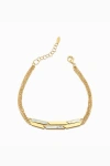 Oradina 14k Gold Aurora Bracelet