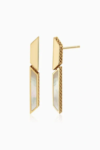 Oradina 14k Gold Aurora Drop Earrings