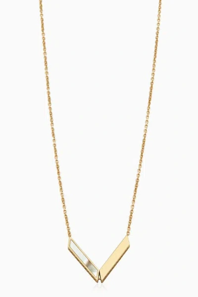 Oradina 14k Gold Aurora Pendant Necklace