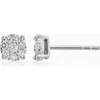 Oradina 14k Gold Blossom Diamond Studs In White Gold - Diamonds