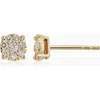 Oradina 14k Gold Blossom Diamond Studs In Yellow Gold - Diamonds