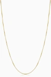 Oradina 14k Yellow Solid Gold Bodega Box Chain In Yellow Gold