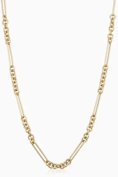 Oradina 14k Gold Bold Venetian Necklace In Yellow Gold